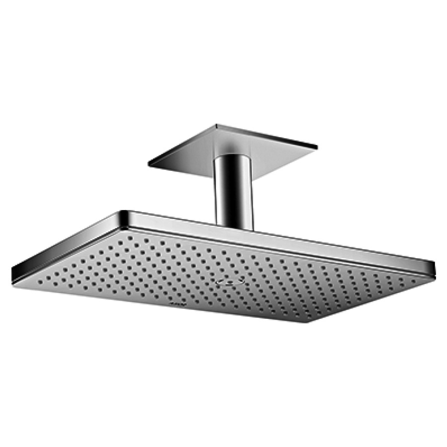 Douche plafond SHOWERSOLUTIONS
46 x 30 cm, 1jet, Rain
débit 18 l/min, bras de douche
pour montage au plafond
sans corps à encastrer 757 019
