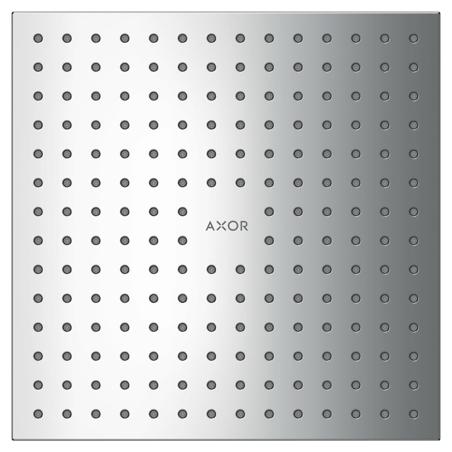 Douche plafond SHOWERSOLUTIONS
25 x 25 cm, 2jet
PowderRain, Intense PowderRain
débit 16/19 l/min, sans corps
à encastrer 757 045