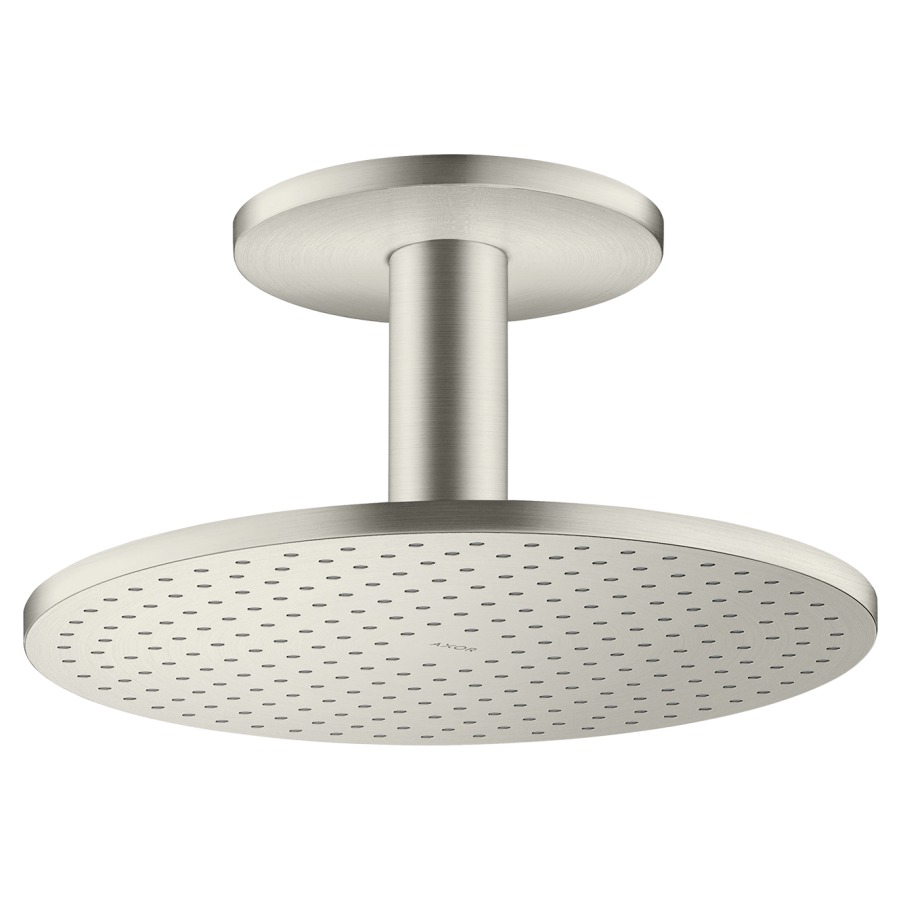 Douche plafond SHOWERSOLUTIONS
D 30 cm, 2jet
PowderRain, Intense PowderRain
débit 17/18 l/min
raccordement au plafond 10 cm
sans corps à encastrer 757 019
