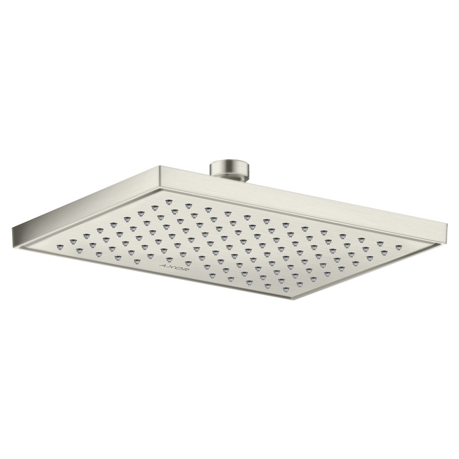 Pomme de douche SHOWER
SOLUTIONS
24,5 x 18,5 cm, 1jet
Rain, débit 10,1 l/min
montage au plafond ou au mur
pour bras de douche
758 383/384/386/387/389/390