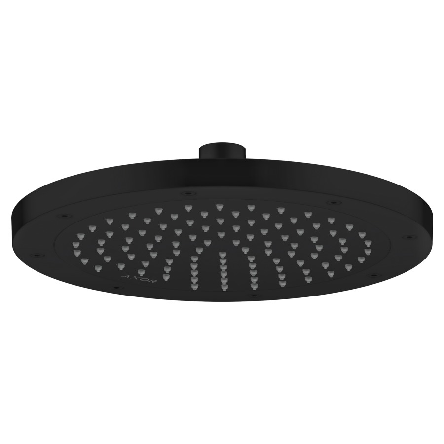 Pomme de douche SHOWER
SOLUTIONS
D 24,5 cm, EcoSmart
1jet Rain, débit 7,4 l/min
montage au plafond ou au mur
pour bras de douche
758 382/384/385/387/388/390