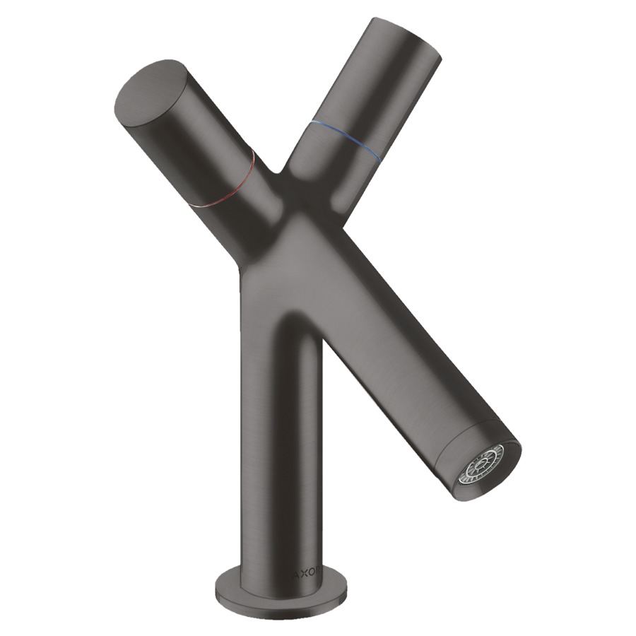 Batterie de lavabo STARCK
S 105 mm goulot fixe
vidage excentrique, débit
5 l/min, groupe acoustique I