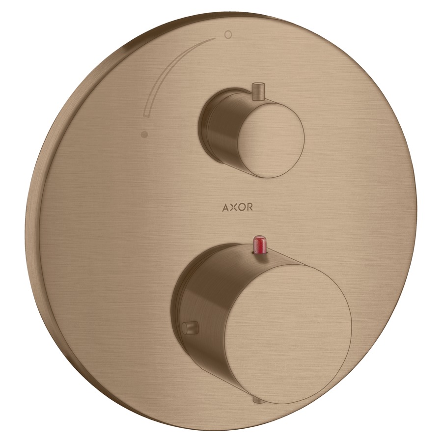 Thermostat STARCK UP
set de montage final, D 17 cm
avec robinet d'arrêt
sans corps à encastrer 757 011
débit 26 l/min
groupe acoustique I