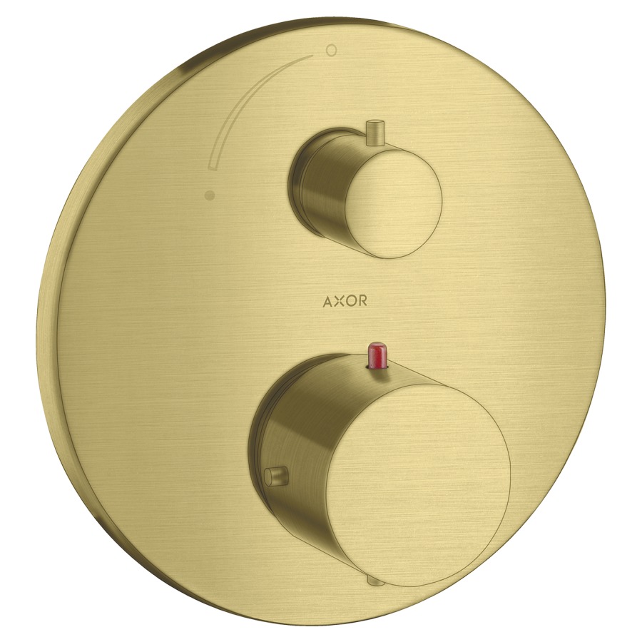 Thermostat STARCK UP
set de montage final, D 17 cm
avec robinet d'arrêt
sans corps à encastrer 757 011
débit 26 l/min
groupe acoustique I