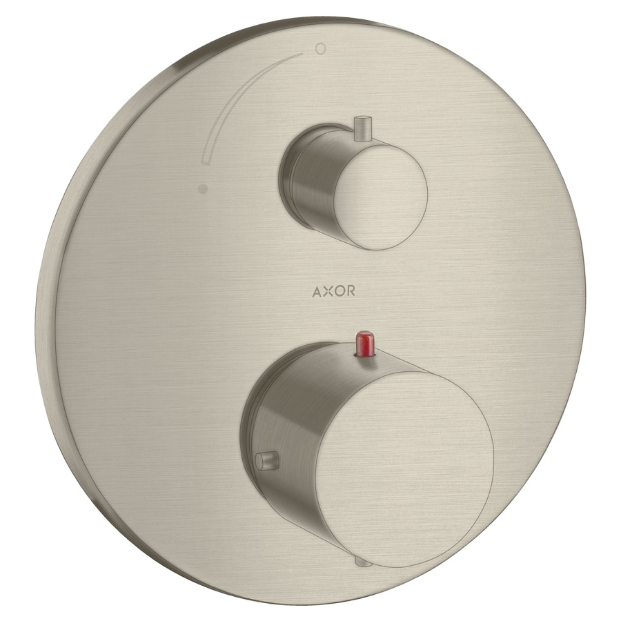 Thermostat STARCK UP
set de montage final, D 17 cm
avec robinet d'arrêt
sans corps à encastrer 757 011
débit 26 l/min
groupe acoustique I