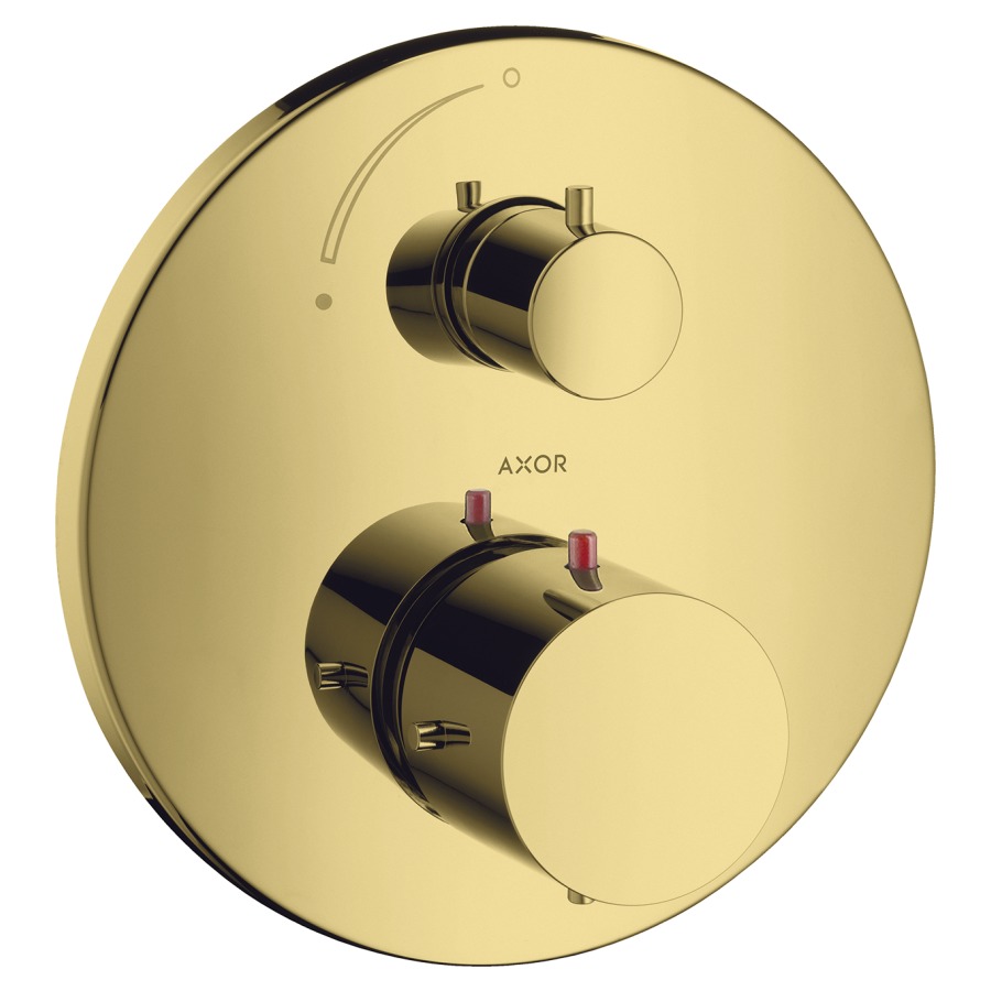 Thermostat STARCK UP
set de montage final, D 17 cm
avec robinet d'arrêt
sans corps à encastrer 757 011
débit 26 l/min
groupe acoustique I