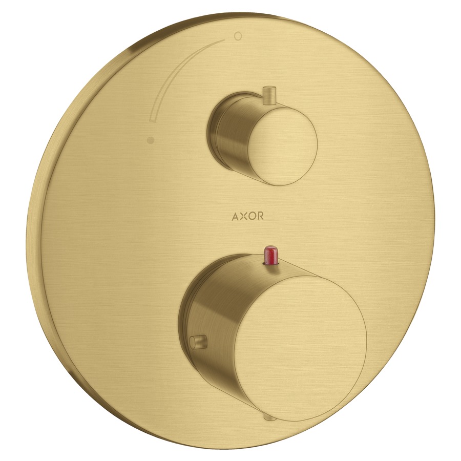Thermostat STARCK UP
set de montage final, D 17 cm
avec robinet d'arrêt
sans corps à encastrer 757 011
débit 26 l/min
groupe acoustique I