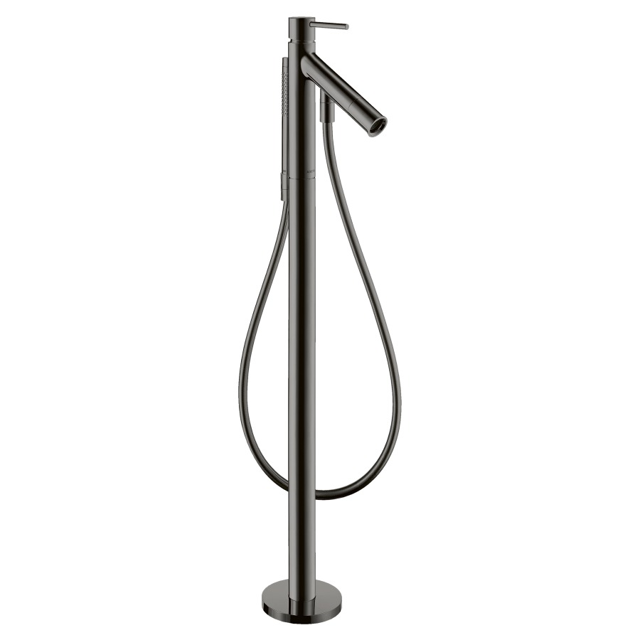 Mélangeur de bain STARCK
S 156 mm, goulot fixe
H jusqu'à aérateur 677-757 mm
avec colonne
pour montage à pose libre
tuyau, douche à main
sans corps à encastrer 758 415
groupe acoustique I