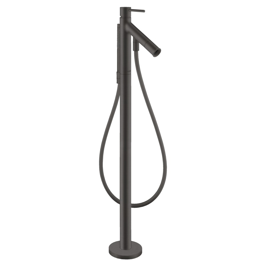 Mélangeur de bain STARCK
S 156 mm, goulot fixe
H jusqu'à aérateur 677-757 mm
avec colonne
pour montage à pose libre
tuyau, douche à main
sans corps à encastrer 758 415
groupe acoustique I
