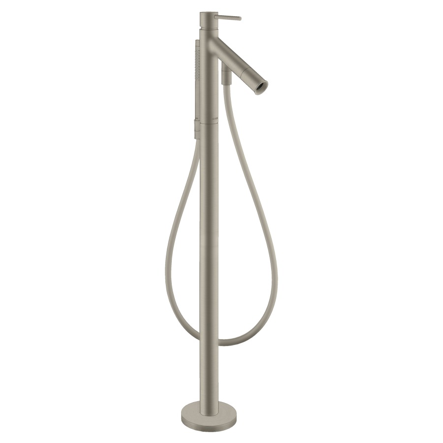 Mélangeur de bain STARCK
S 156 mm, goulot fixe
H jusqu'à aérateur 677-757 mm
avec colonne
pour montage à pose libre
tuyau, douche à main
sans corps à encastrer 758 415
groupe acoustique I