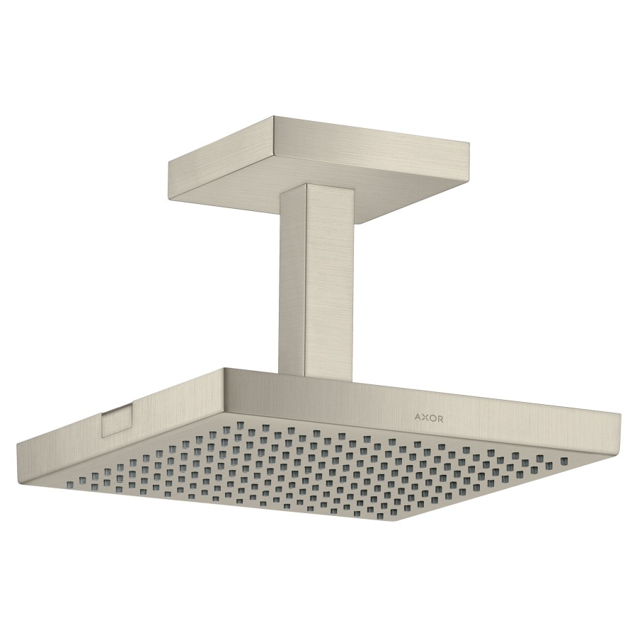 Douche au plafond STARCK
S 146 mm, 240 x 240 mm, 1/2"
Quick Clean, fonction AirPower
bras de douche pour montage
au plafond, débit 12 l/min
groupe acoustique NT