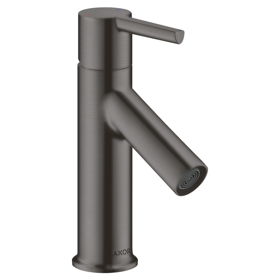 Mélangeur de lavabo STARCK
S 86 mm, goulot fixe
levier de commande
vidage excentrique, débit
5 l/min, groupe acoustique I