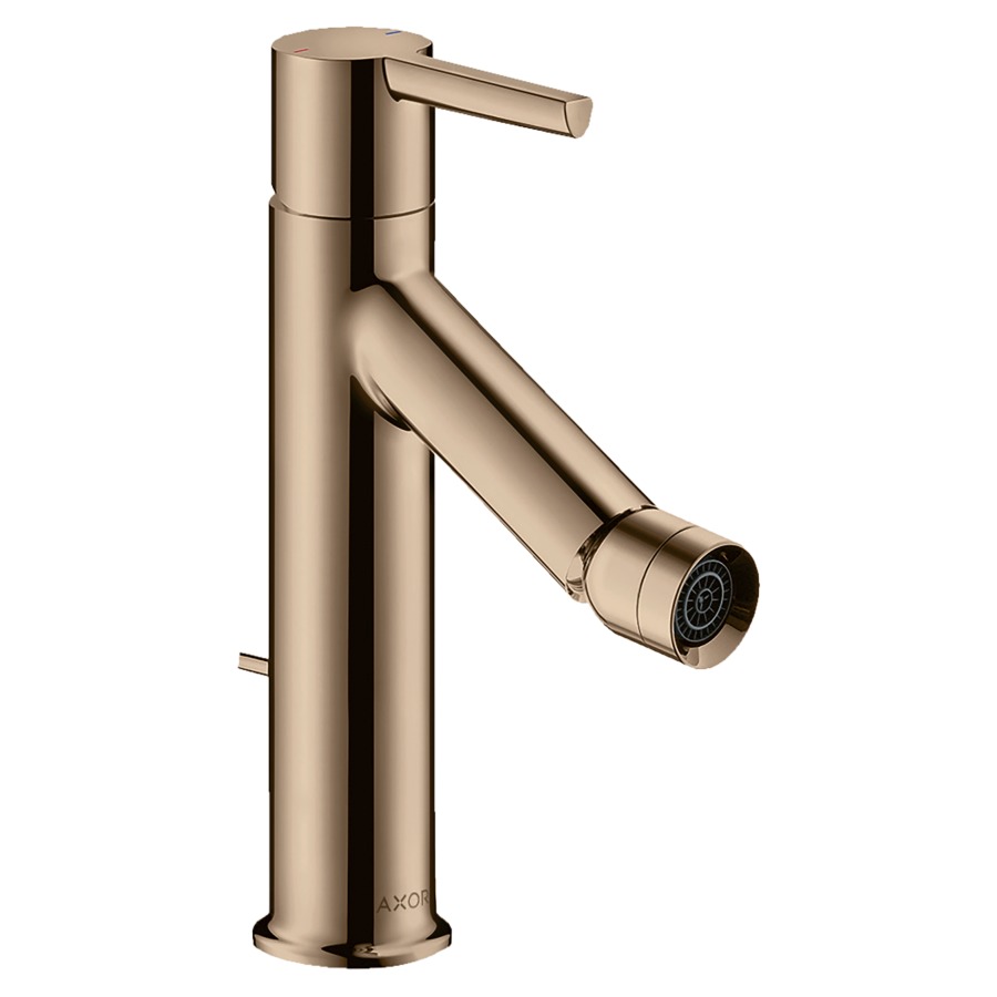 Mélangeur de bidet STARCK
S 104 mm, buse orientable
levier de commande, vidage
excentrique, débit 7,2 l/min