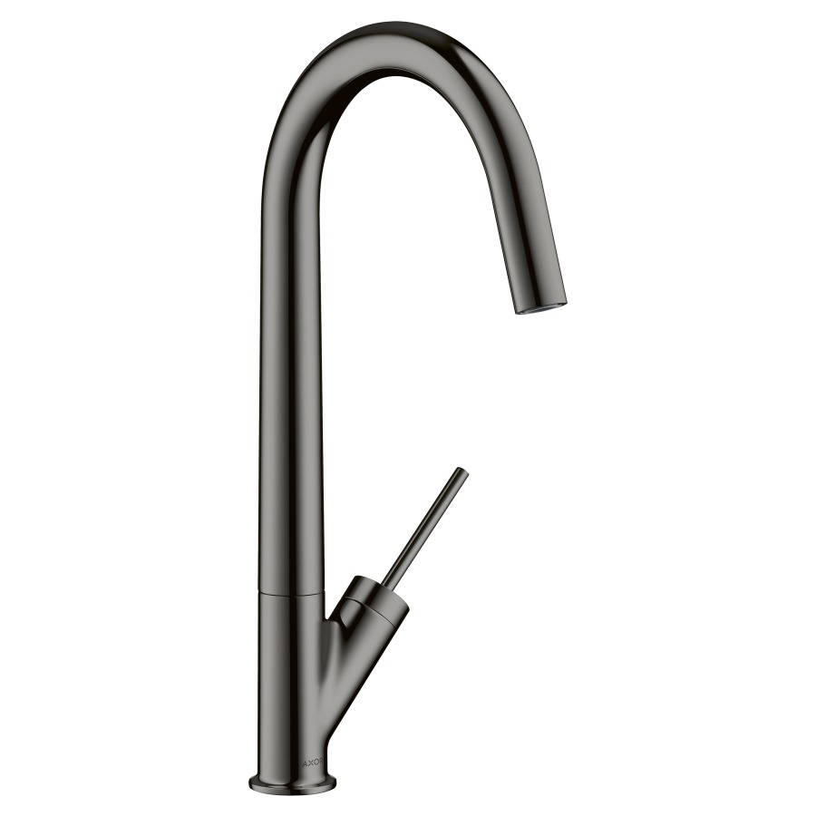 Mélangeur d'évier STARCK
S 216 mm goulot orientable
110/150/360°, cartouche
Joystick, poignée cylindrique
position à gauche ou à droite
débit 11 l/min
groupe acoustique I