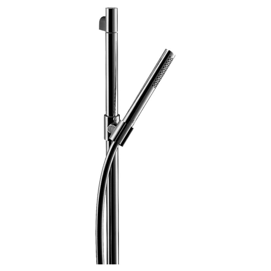 Garniture de douche STARCK
douche à main Starck 1jet
Quick Clean
glissière Starck 90 cm
tuyau de douche Isiflex 160 cm
groupe acoustique NT