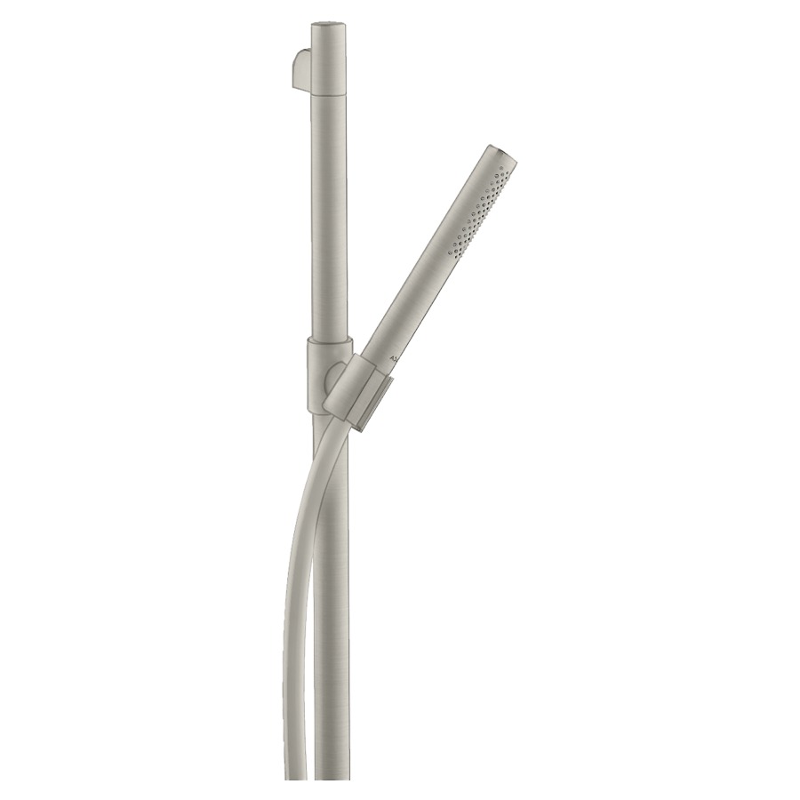 Garniture de douche STARCK
douche à main Starck 1jet
Quick Clean
glissière Starck 90 cm
tuyau de douche Isiflex 160 cm
groupe acoustique NT