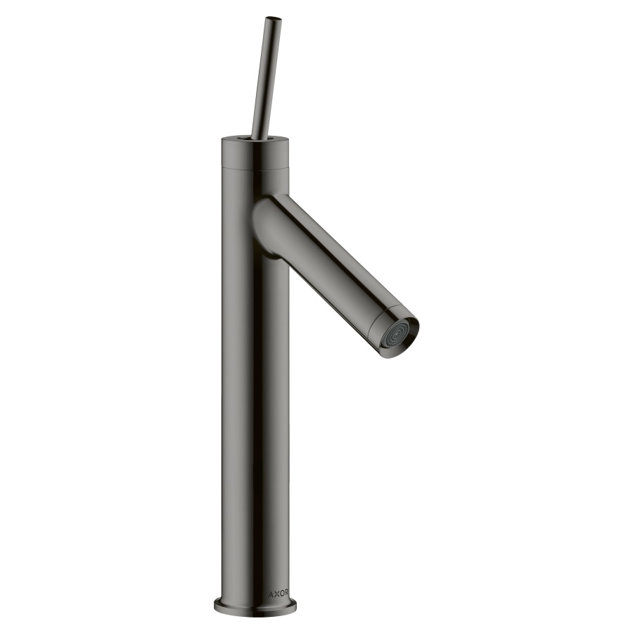Mélangeur de lavabo STARCK 170
S 260 mm goulot fixe
aérateur Quick Clean
avec soupape à grille non
verouillable, débit 5 l/min
groupe acoustique I