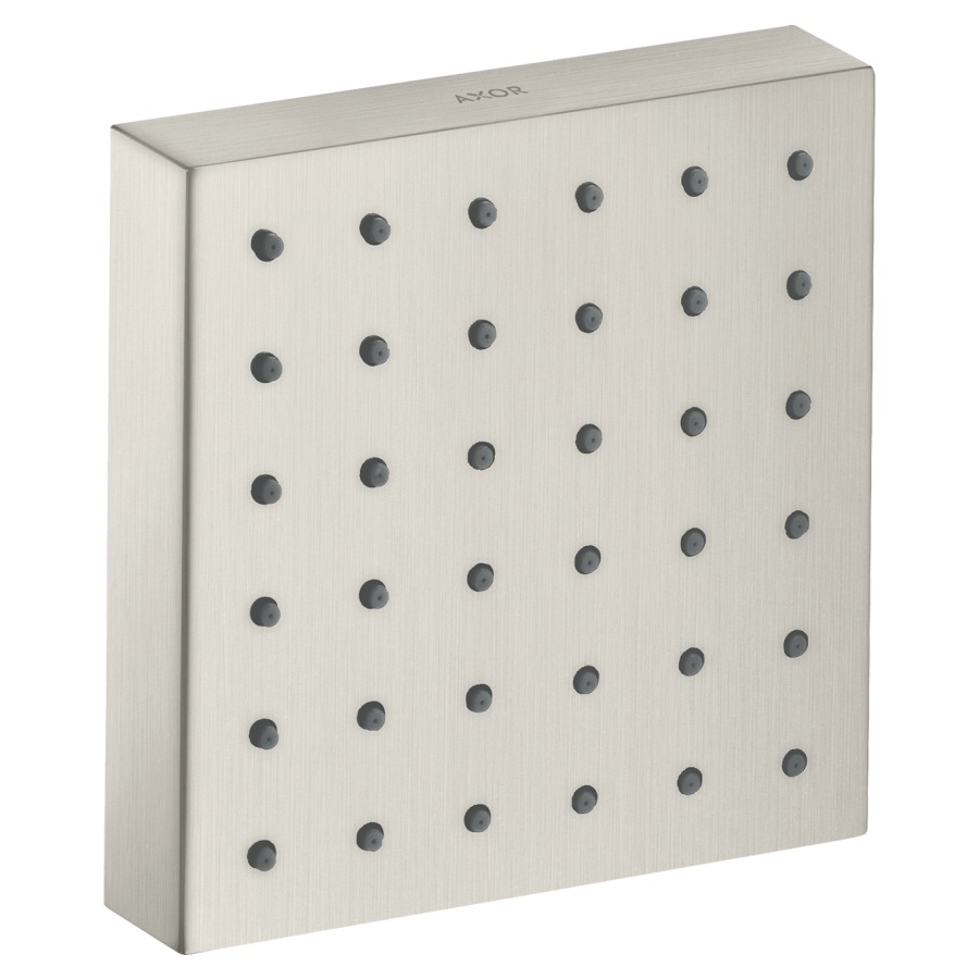 Module douche STARCK UP
set de montage final
12 x 12 cm, utilisable comme
douche de tête, douche de
nuque ou douche latérale
Quick Clean
sans corps à encastrer 757 034
groupe acoustique I