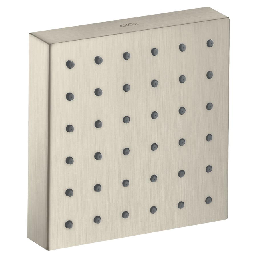 Module douche STARCK UP
set de montage final
12 x 12 cm, utilisable comme
douche de tête, douche de
nuque ou douche latérale
Quick Clean
sans corps à encastrer 757 034
groupe acoustique I