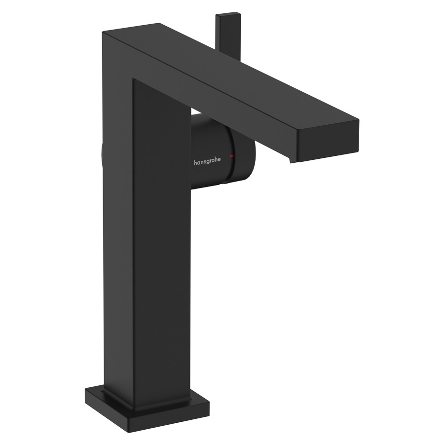 Mélangeur de lavabo TECTURIS E
150 Fine
S 157 mm, goulot fixe
hauteur d'écoulement 173 mm
CoolStart - eau froide par
position de levier au milieu
avec vidage Push-Open
débit 5 l/min
