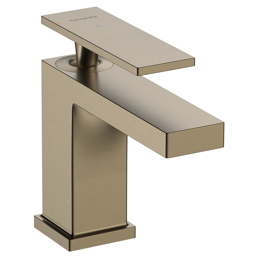 Mélangeur de lavabo TECTURIS E
80, S 122 mm, goulot fixe
hauteur d'écoulement 90 mm
EcoSmart+, CoolStart - eau
froide par position de levier
au milieu, avec vidage
excentrique, débit 4 l/min