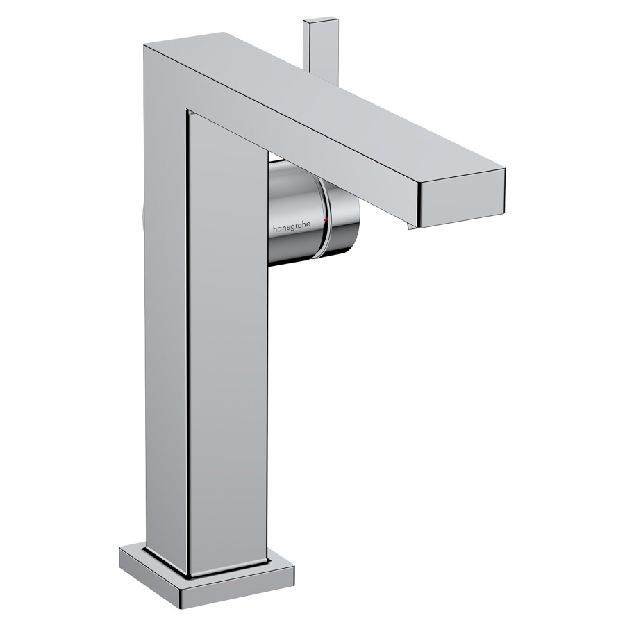 Mélangeur de lavabo TECTURIS E
150 Fine
S 157 mm, goulot fixe
hauteur d'écoulement 173 mm
EcoSmart+, CoolStart - eau
froide par position de levier
au milieu, sans garniture
d'écoulement, débit 4 l/min