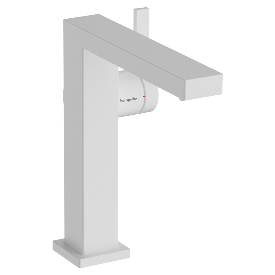 Mélangeur de lavabo TECTURIS E
150 Fine
S 157 mm, goulot fixe
hauteur d'écoulement 173 mm
EcoSmart+, CoolStart - eau
froide par position de levier
au milieu, avec vidage
Push-Open, débit 4 l/min