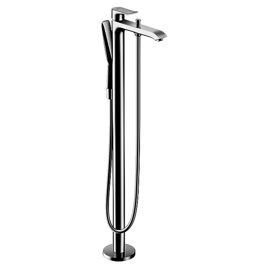 Mélangeur de bain METRIS
S 209 mm, goulot fixe
H jusqu'à aérateur 820-900 mm
avec colonne
pour montage à pose libre
tuyau, douche à main
sans corps encastrer 758 415
groupe acoustique NT
