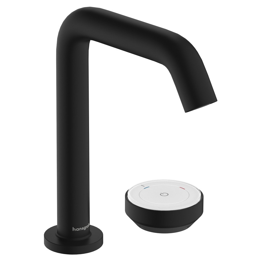 Mélangeur à 2 trous TECTURIS S
150, S 139 mm, goulot fixe
hauteur d'écoulement 151 mm
EcoSmart+, CoolStart - eau
froide par position de levier
au milieu, avec vidage
excentrique