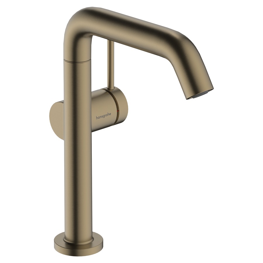 Mélangeur de lavabo TECTURIS S
210 Fine
S 154 mm, goulot orientable
hauteur d'écoulement 187 mm
CoolStart - eau froide par
position de levier au milieu
avec vidage Push-Open
débit 5 l/min