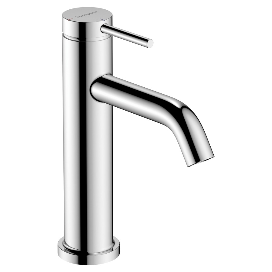 Mélangeur de lavabo TECTURIS S
110, S 116 mm, goulot fixe
hauteur d'écoulement 105 mm
CoolStart - eau froide par
position de levier au milieu
avec vidage excentrique
débit 5 l/min