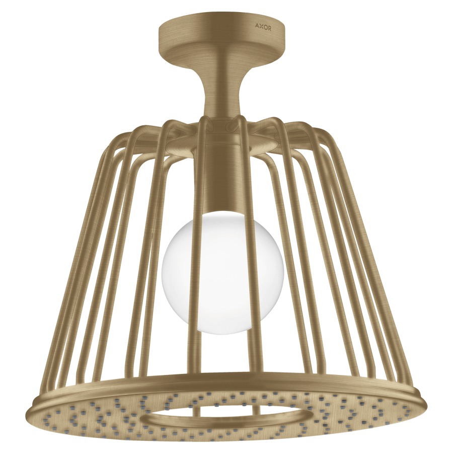 Douche plafond LAMPSHOWER
NENDO, S 265 mm, D 275 mm
1/2", 1jet, Quick Clean
amovible, pour encastrement
au plafond, avec éclairage
intégré 12 V, 5 W, 100-240 V
50-60 Hz, IPX5, 7 m câble
d'éclairage et transformateur
débit 12 l/min, groupe
acoustique NT