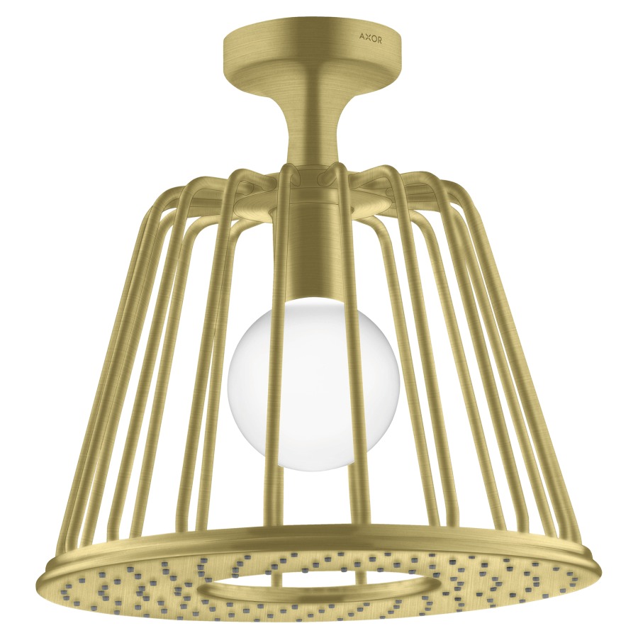 Douche plafond LAMPSHOWER
NENDO, S 265 mm, D 275 mm
1/2", 1jet, Quick Clean
amovible, pour encastrement
au plafond, avec éclairage
intégré 12 V, 5 W, 100-240 V
50-60 Hz, IPX5, 7 m câble
d'éclairage et transformateur
débit 12 l/min, groupe
acoustique NT