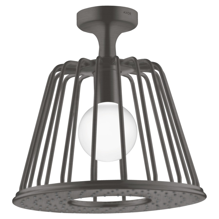Douche plafond LAMPSHOWER
NENDO, S 265 mm, D 275 mm
1/2", 1jet, Quick Clean
amovible, pour encastrement
au plafond, avec éclairage
intégré 12 V, 5 W, 100-240 V
50-60 Hz, IPX5, 7 m câble
d'éclairage et transformateur
débit 12 l/min, groupe
acoustique NT