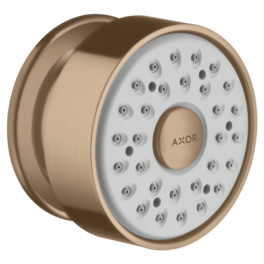 Douche latérale AXOR 1/2"
à rotule, Quick Clean
rosace ronde
groupe acoustique NT