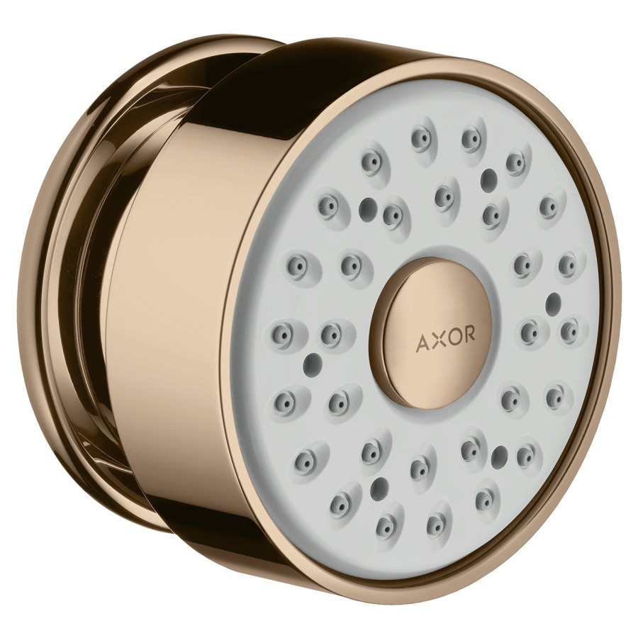 Douche latérale AXOR 1/2"
à rotule, Quick Clean
rosace ronde
groupe acoustique NT