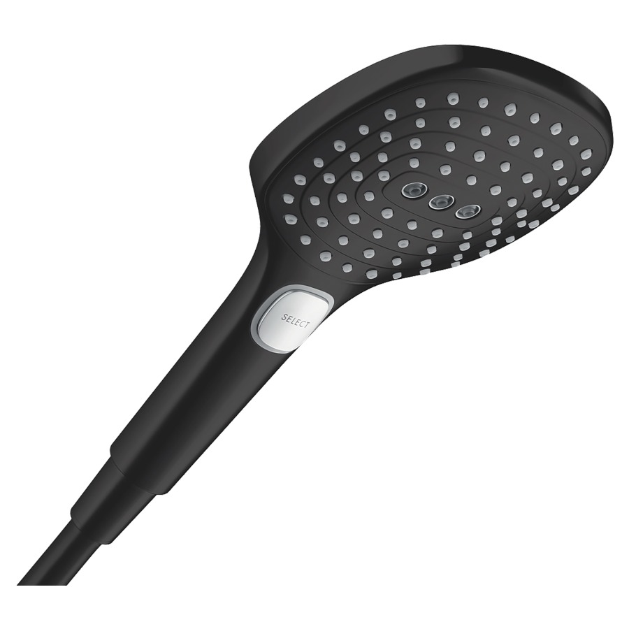 Douche à main RAINDANCE SELECT
E 120, D 12 cm, 3jet
RainAir/Rain/WhirlAir
Quick Clean, débit 14,4 l/min
groupe acoustique I