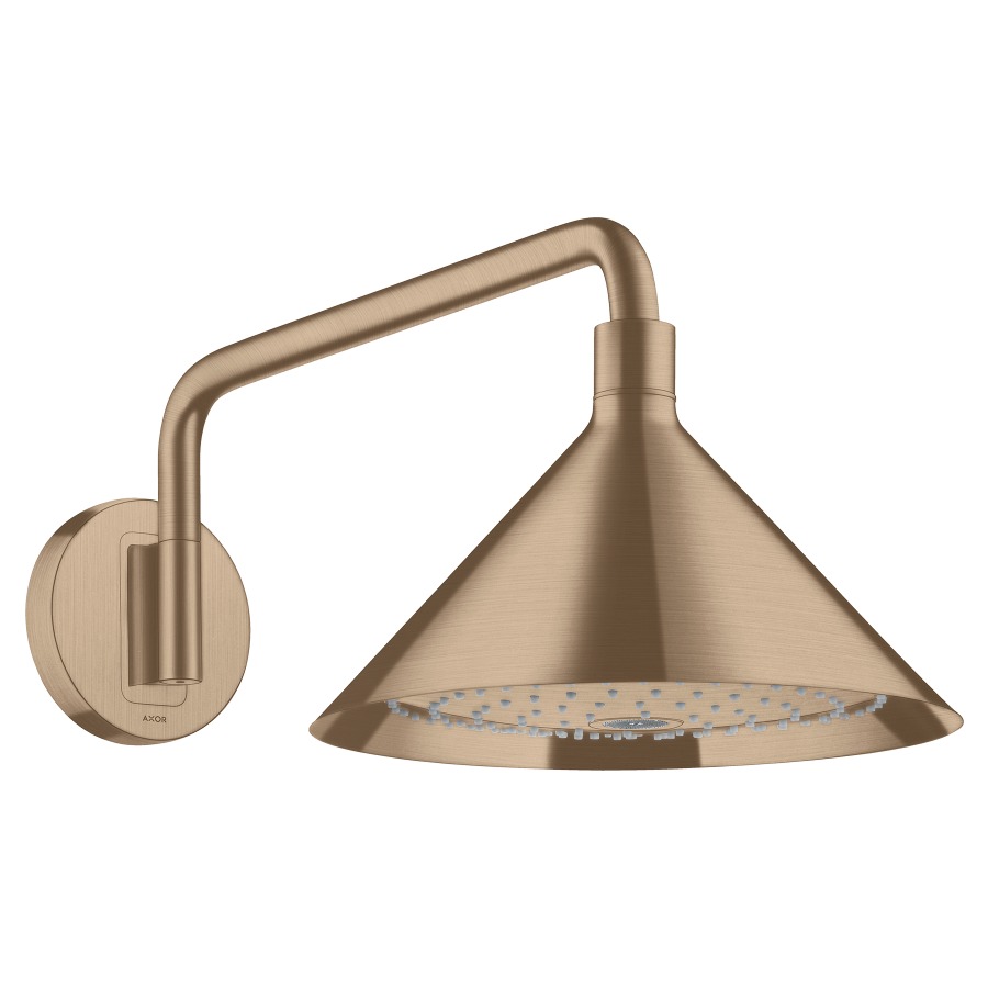 Douche murale FRONT 240
S 455 mm, D 279 mm, 1/2", 2jet
Quick Clean, orientable
amovible, poussoir, bras de
douche pour montage mural
débit Rain 17 l/min, débit
RainAir 16 l/min, groupe
acoustique NT