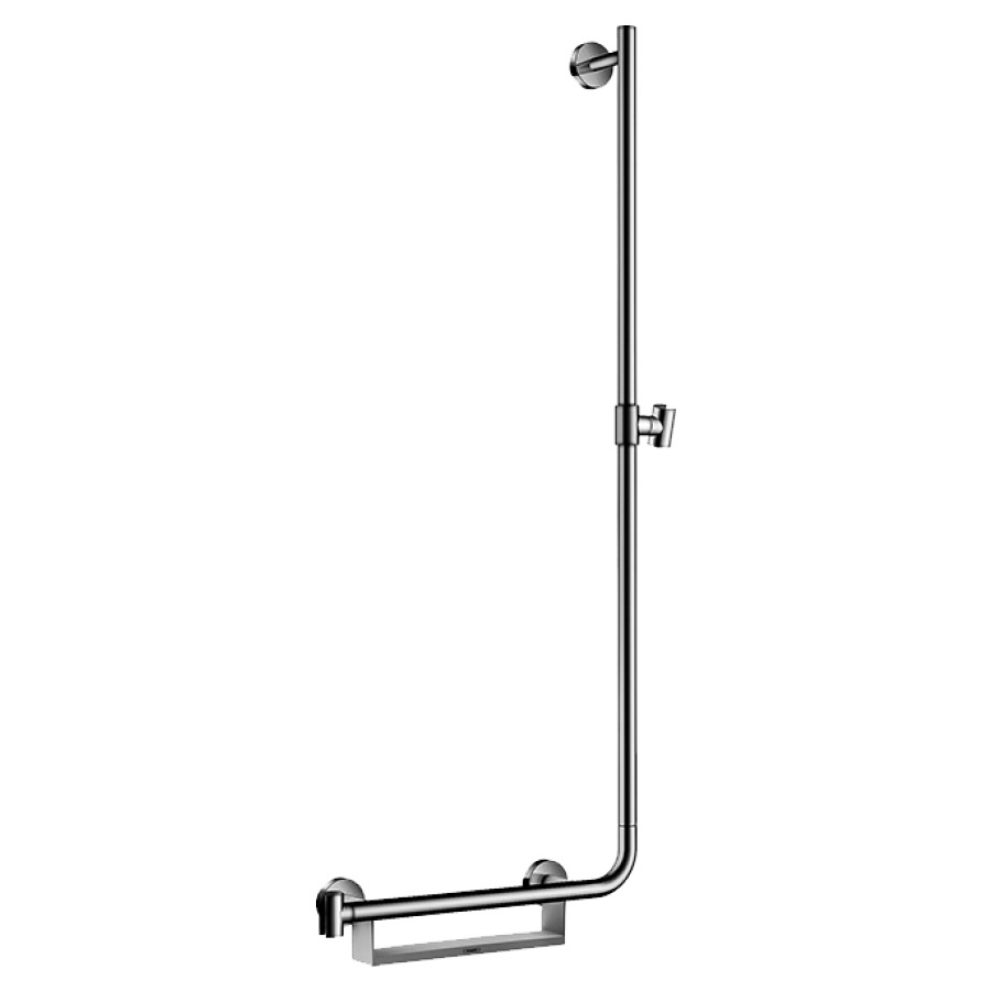 Glissière de douche UNICA
COMFORT - R-Set
110 cm, tablette de matière
synthétique blanche, support
de douche