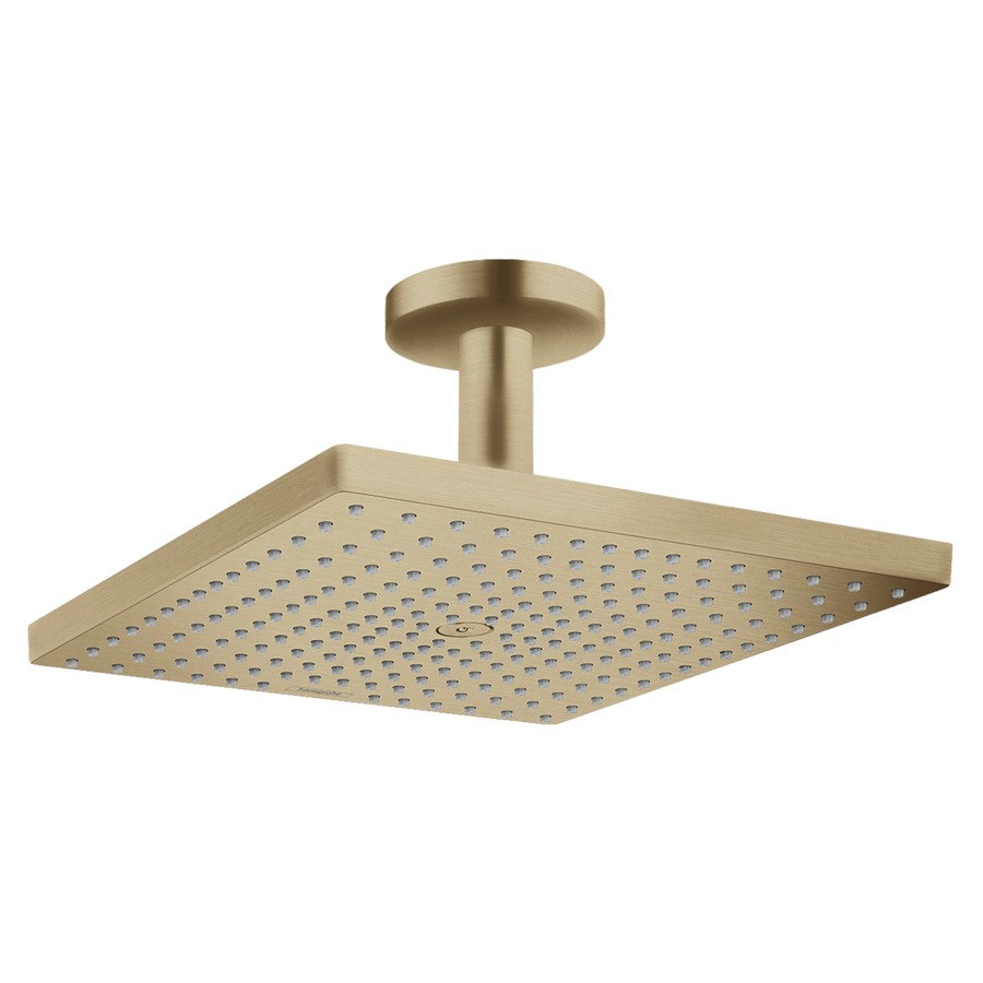 Pomme de douche RAINDANCE E
300 Air, S 100 mm
300 x 300 mm, 1/2", 1jet
RainAir, brase de douche
pour montage au plafond
débit 19 l/min