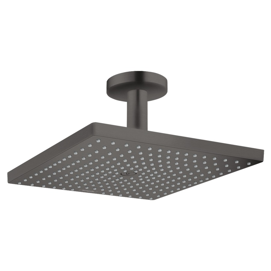 Pomme de douche RAINDANCE E
300 Air, S 100 mm
300 x 300 mm, 1/2", 1jet
RainAir, brase de douche
pour montage au plafond
débit 19 l/min