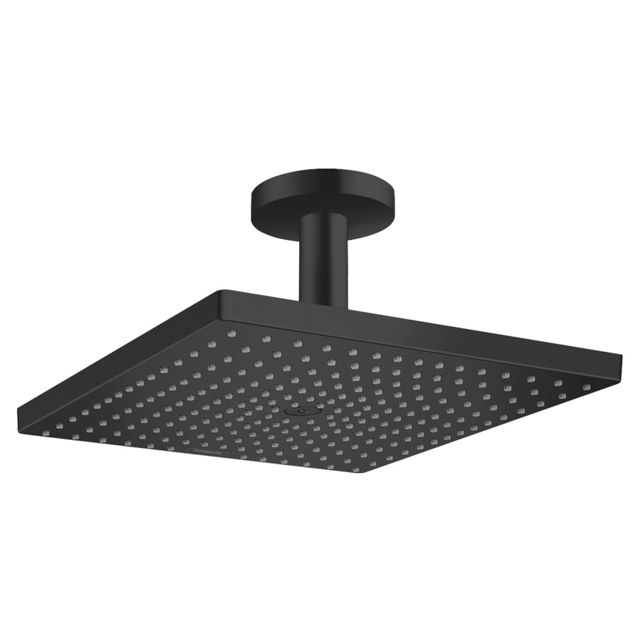 Pomme de douche RAINDANCE E
300 Air, S 100 mm
300 x 300 mm, 1/2", 1jet
RainAir, brase de douche
pour montage au plafond
débit 19 l/min