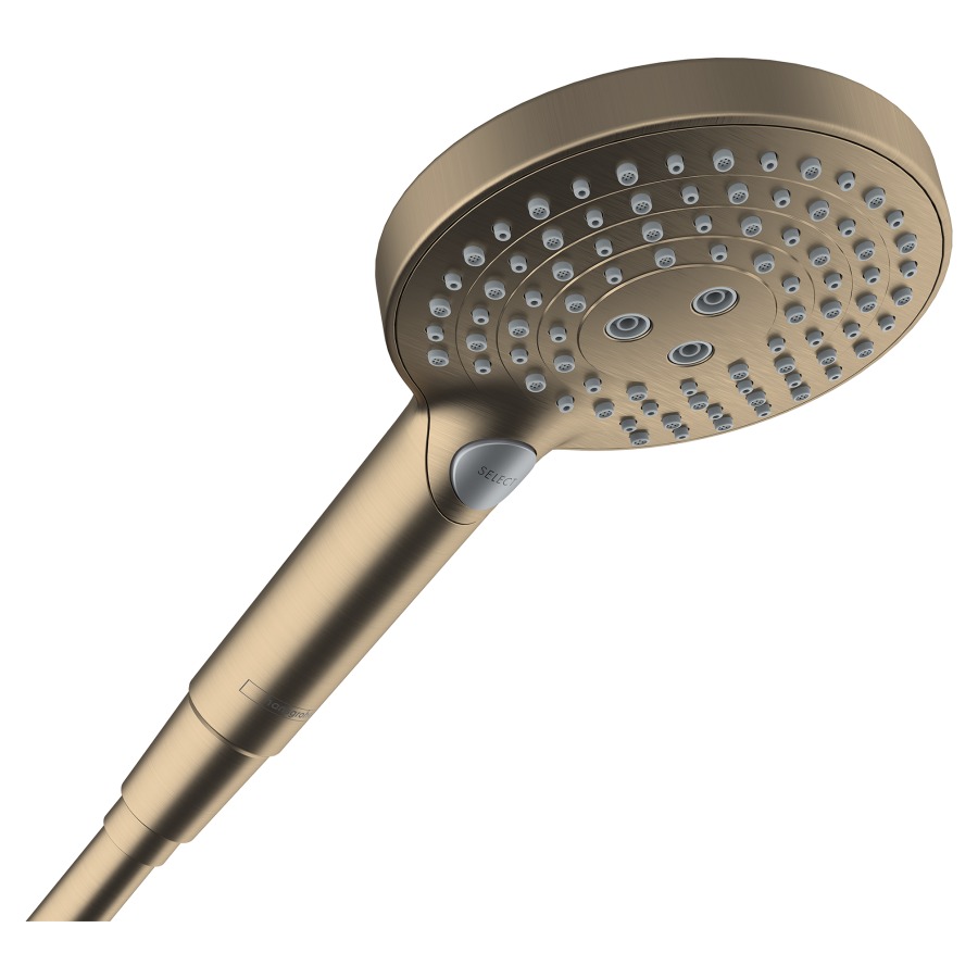 Douche à main RAINDANCE SELECT
S 120, 3jet, PowderRain/Rain/
WhirlAir, débit 11 l/min
groupe acoustique I