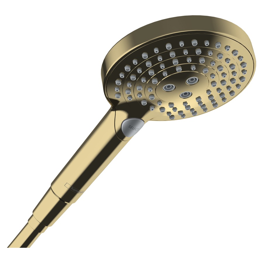 Douche à main RAINDANCE SELECT
S 120, 3jet, PowderRain/Rain/
WhirlAir, débit 11 l/min
groupe acoustique I