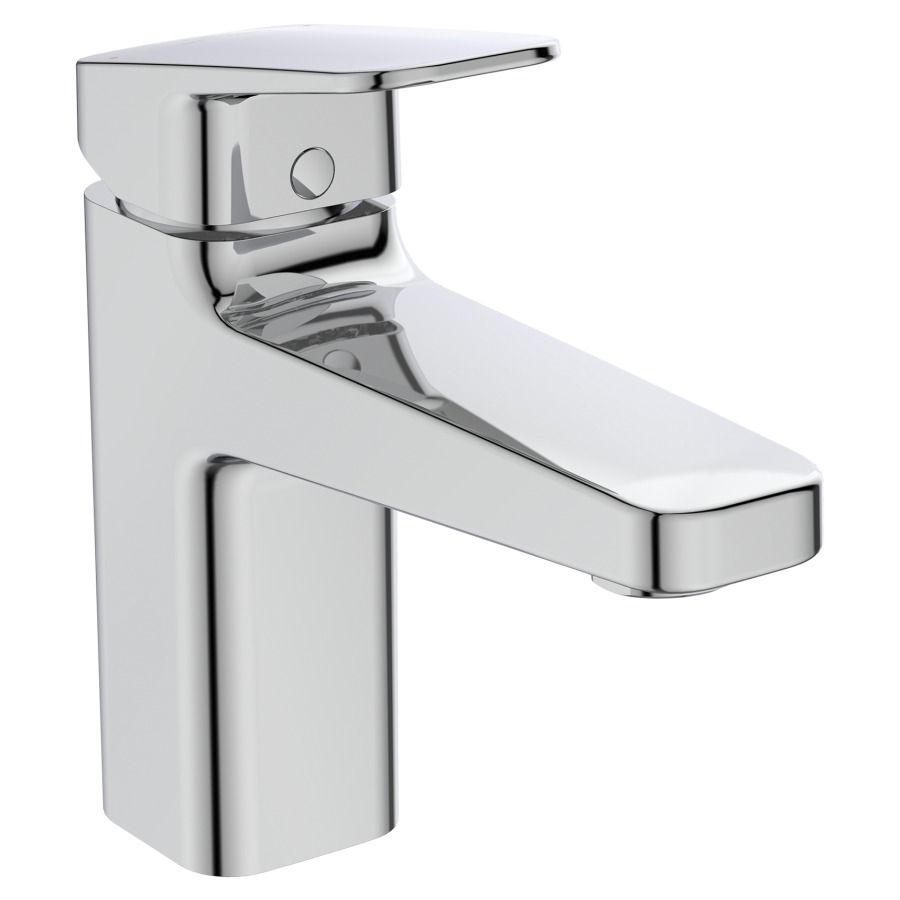 Mélangeur de lavabo CERAPLAN
H90, S 124 mm, goulot fixe
sans vidage
groupe acoustique I