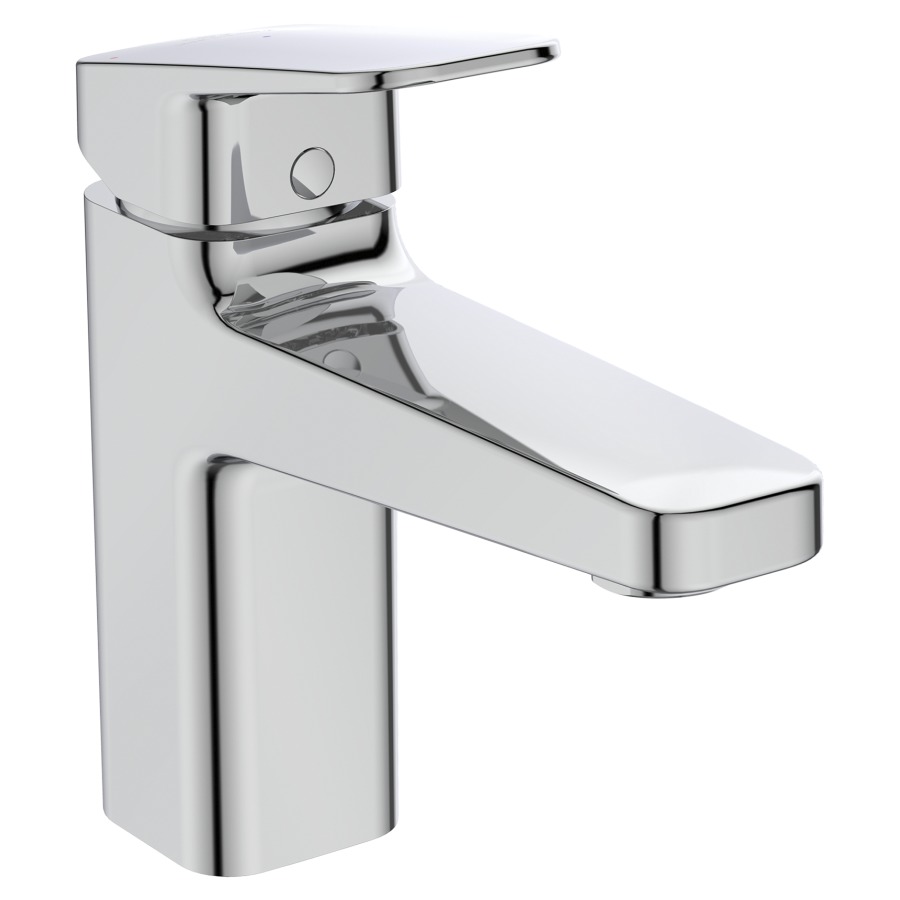 Mélangeur de lavabo CERAPLAN
H90, S 124 mm, goulot fixe
avec fonction Blue-Start
sans vidage
groupe acoustique I