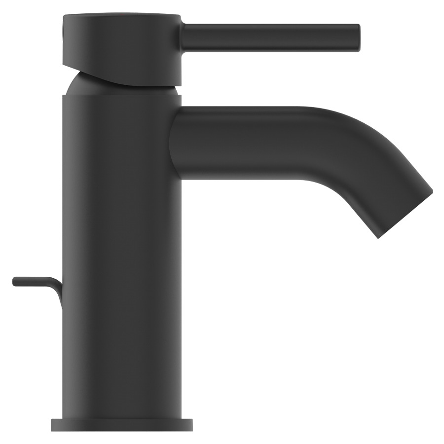 Mélangeur de lavabo CERALINE
H76, S 100 mm, goulot fixe
vidage excentrique
groupe acoustique I