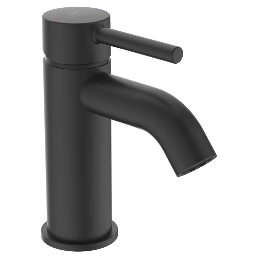 Mélangeur de lavabo CERALINE
H76, S 100 mm, goulot fixe
sans vidage
groupe acoustique I