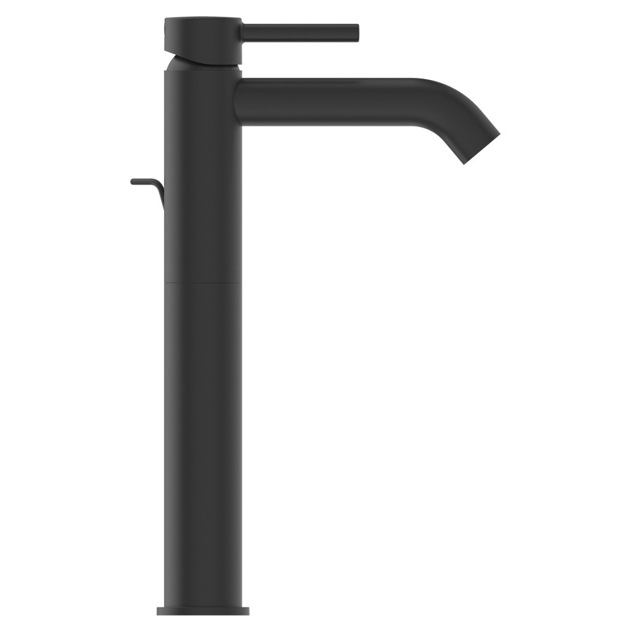 Mélangeur de lavabo CERALINE
S 150 mm, goulot fixe
haute colonne
H jusqu'à aérateur 251 mm
vidage excentrique
groupe acoustique I