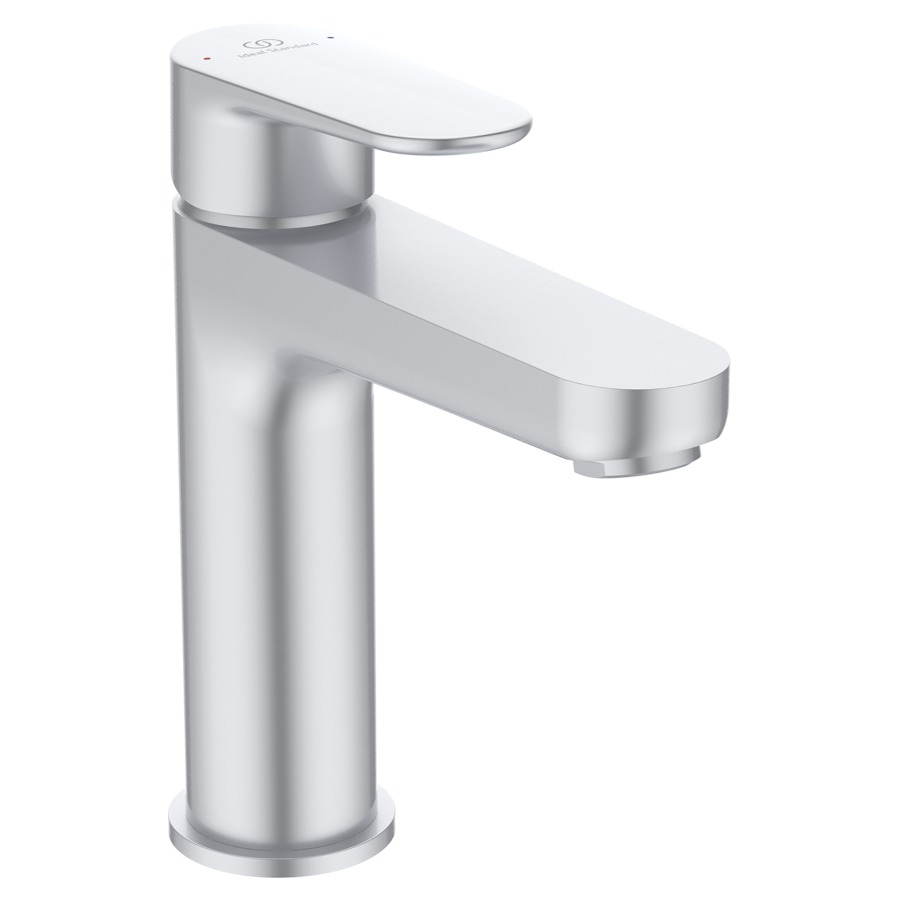 Mélangeur de lavabo CERAFINE O
S 125 mm, goulot fixe
vidage Push Open
groupe acoustique I